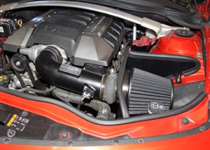 Chevrolet Camaro Performance Air Intake - K&N Engineering - Blackhawk Induction - Black - `10-`13